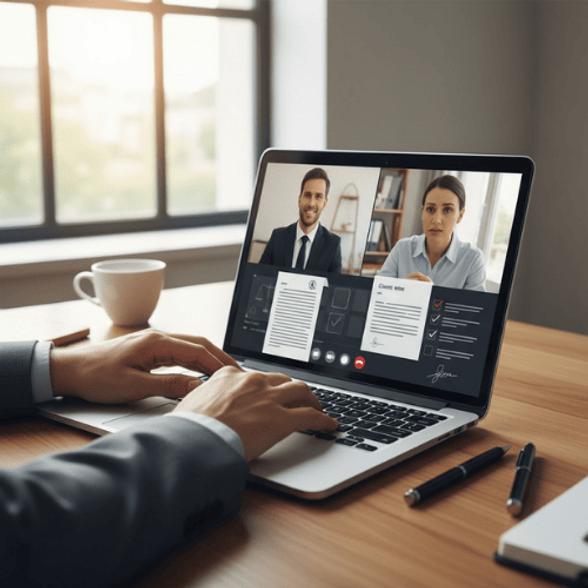 Remote online signing concept